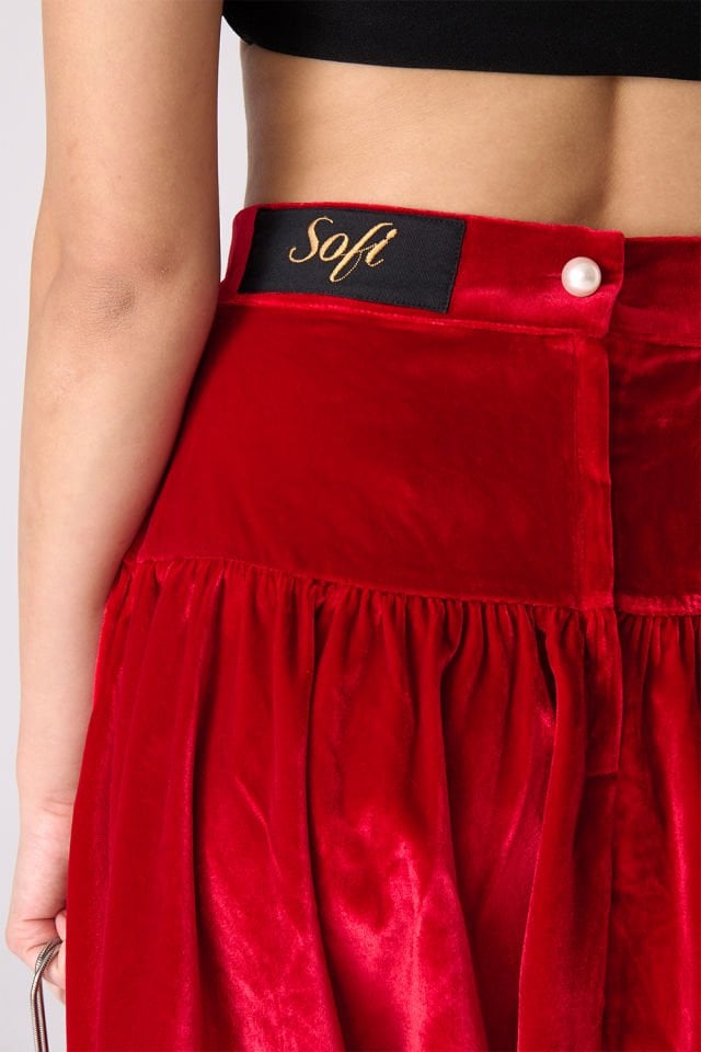 Sofi Kırmızı Kadife