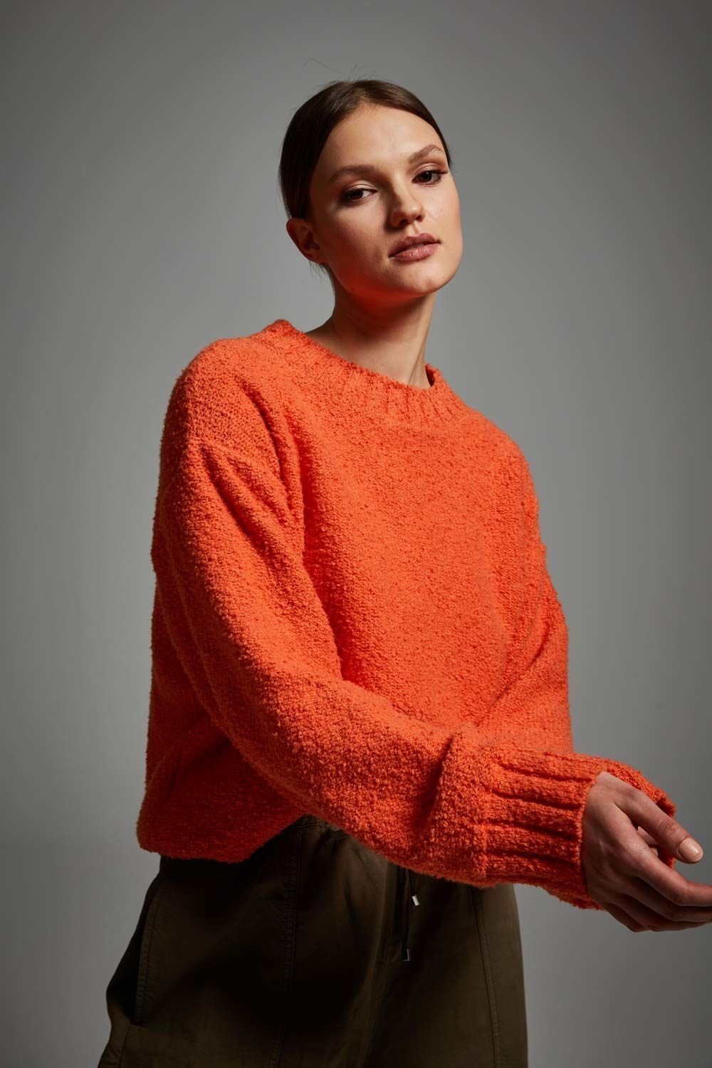Orange Oversize Sweater