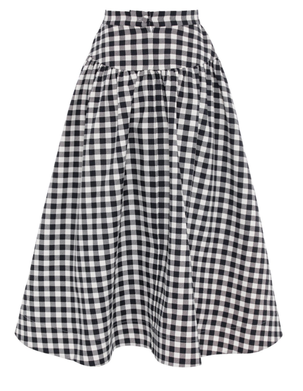 Sofi Black and White Plaid