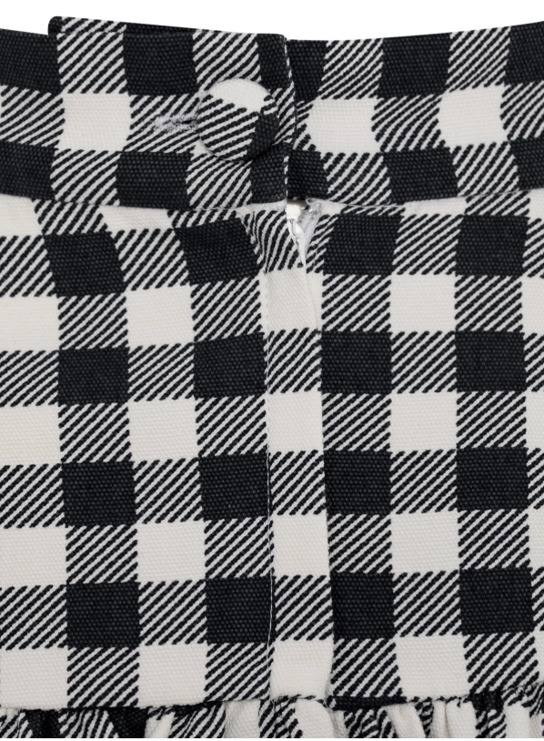 Sofi Black and White Plaid