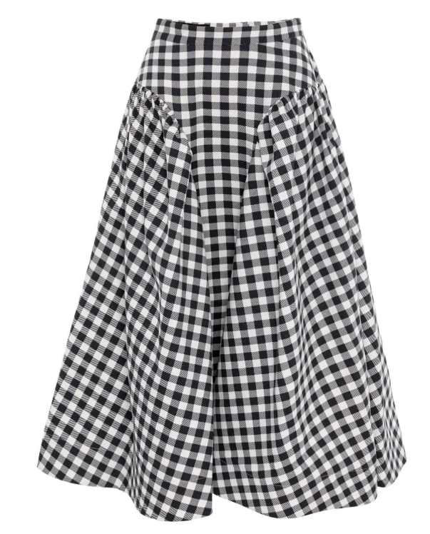 Sofi Black and White Plaid