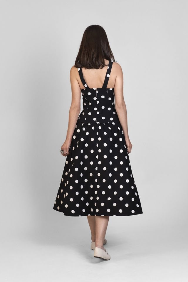 Mia Bustier Polka Dot