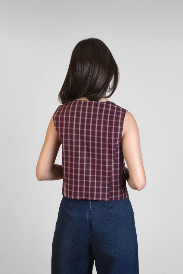 Alice Burgundy Plaid