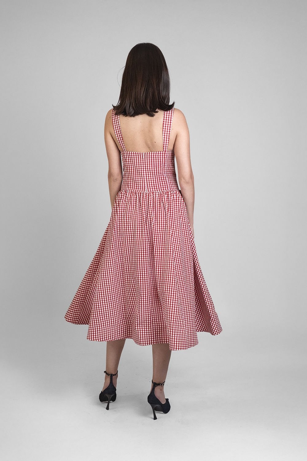 Maria Red and White Checkered