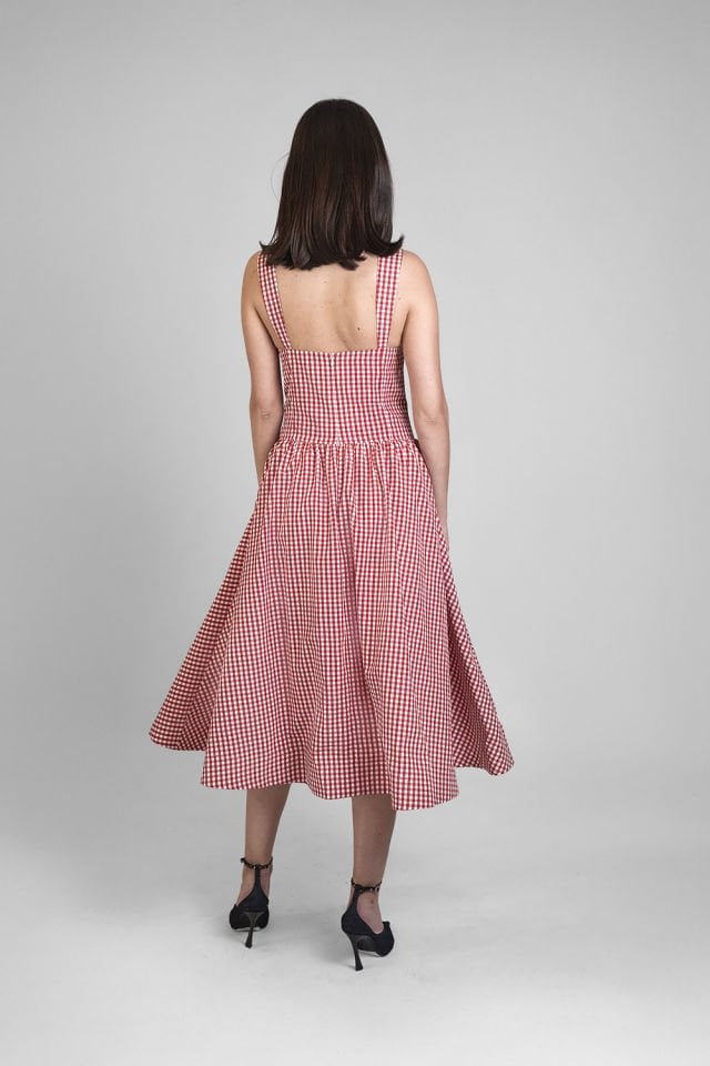 Maria Red and White Checkered