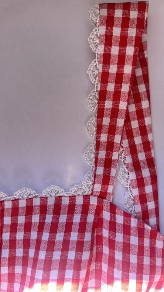 Maria Red and White Checkered