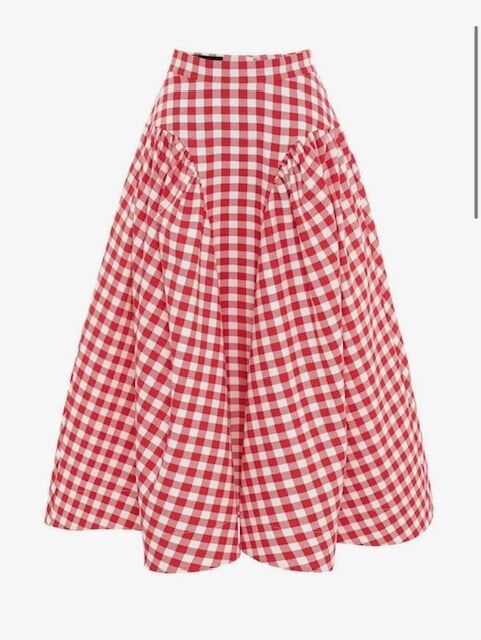 Cuadros rojos y blancos de Sofi