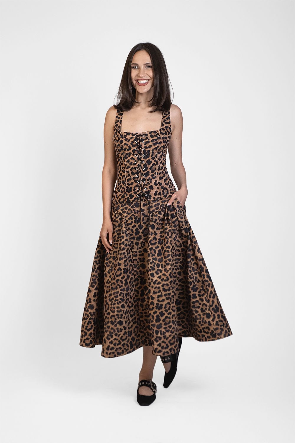 Falda de leopardo Sofi
