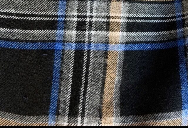 Sofi Siyah Mavi Krem Ekose