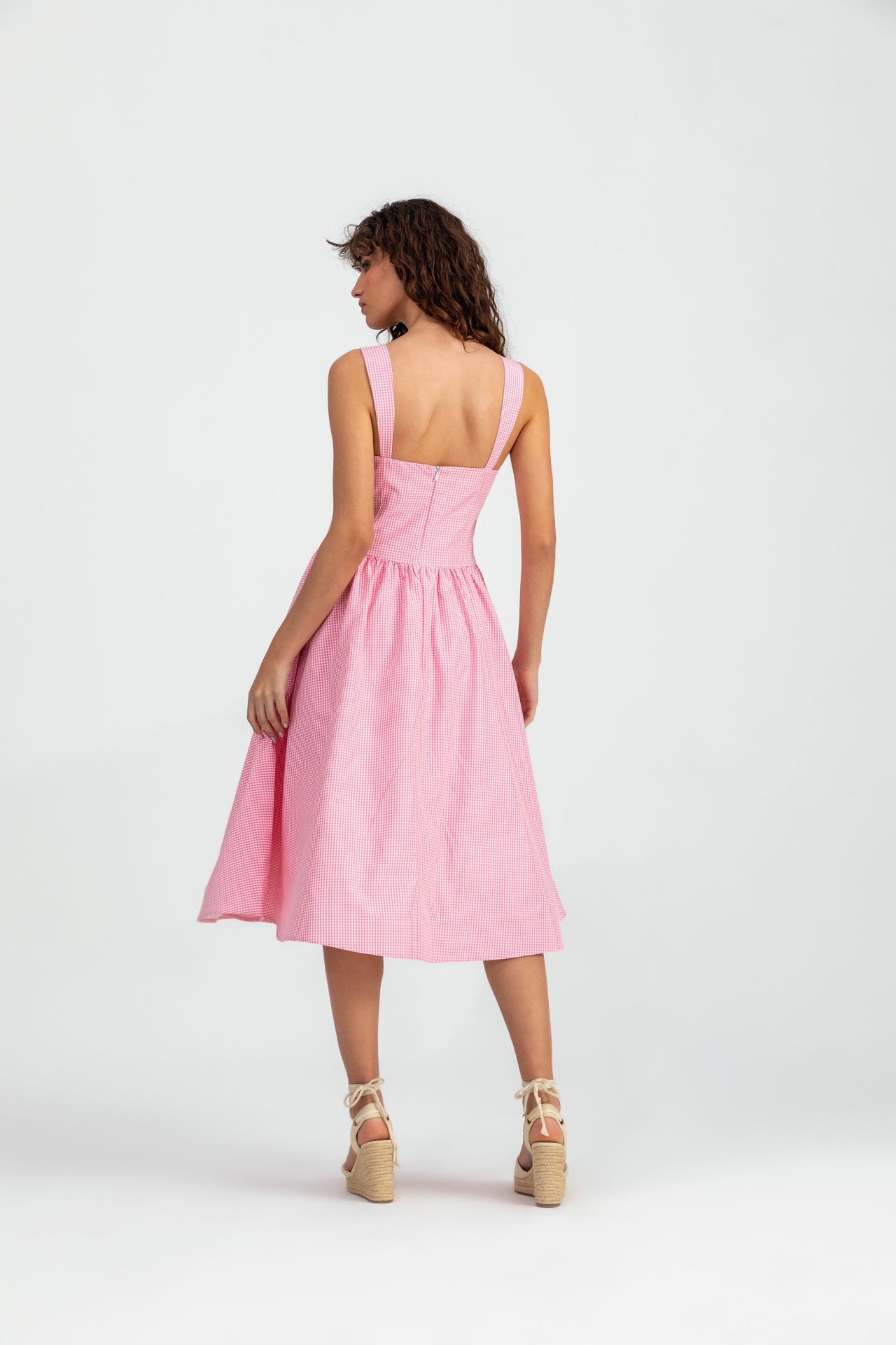 Maria Dress Pink Gingham