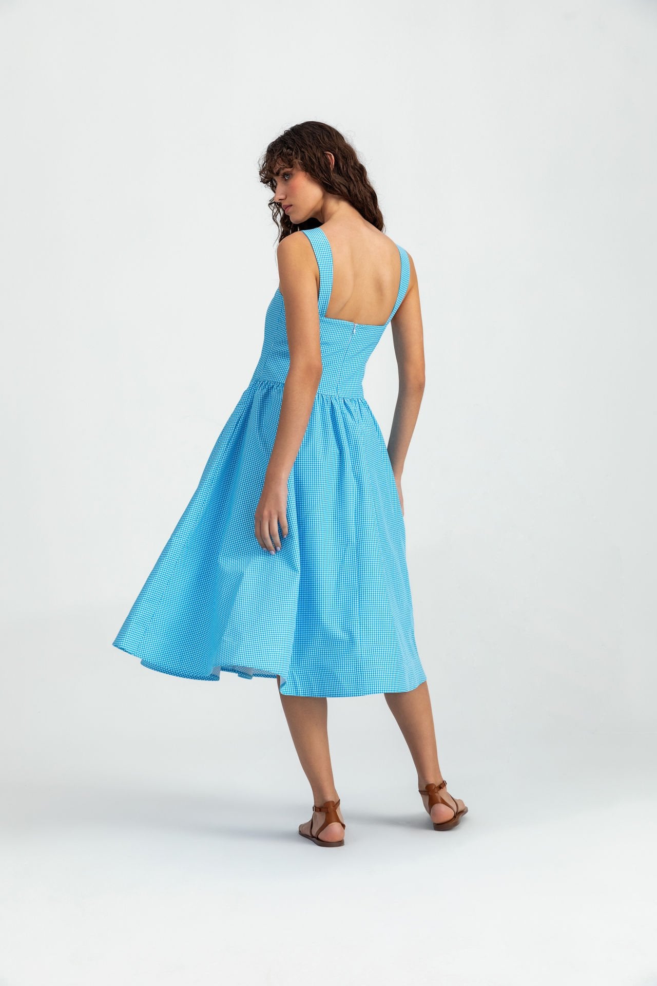 Vestido Maria Vichy Azul
