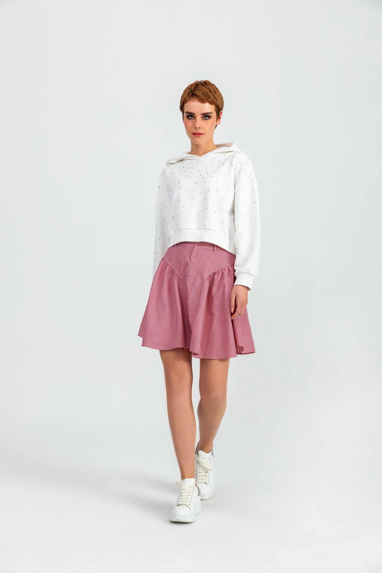 Isabel Red White Small Gingham