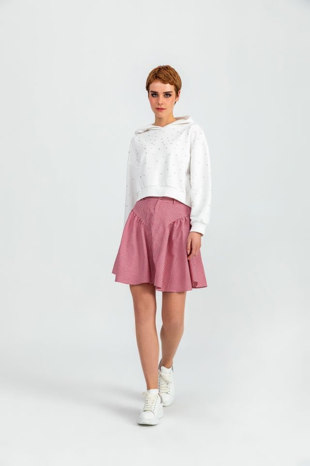 Isabel Red White Small Gingham