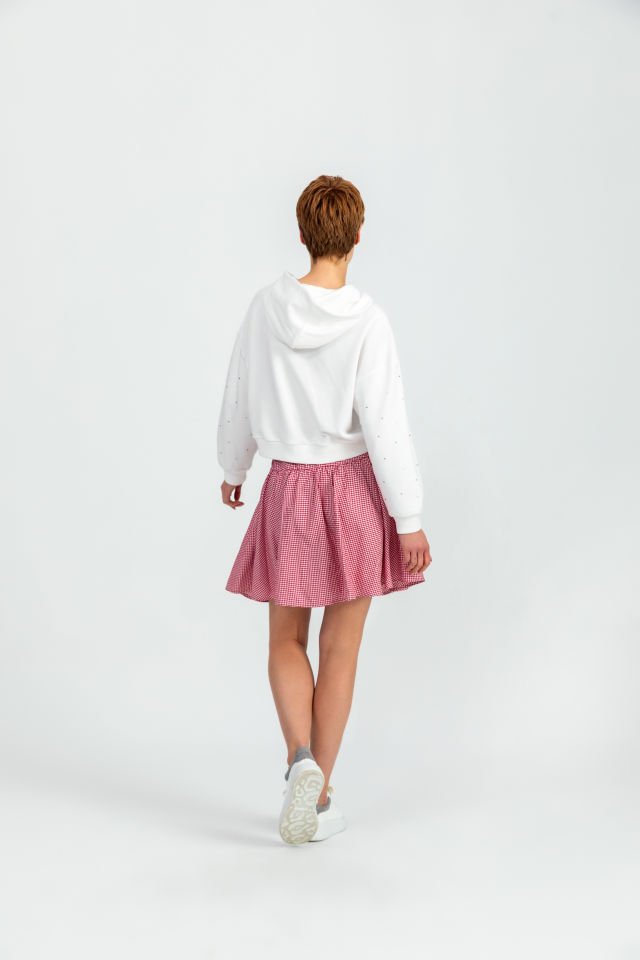 Isabel Red White Small Gingham