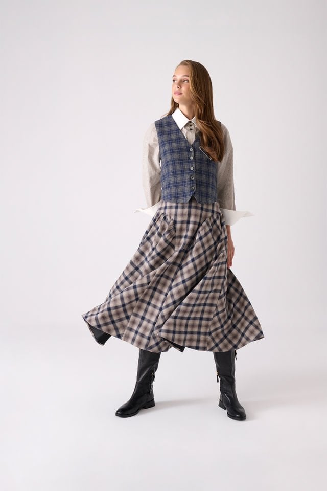 Sofi Beige Plaid